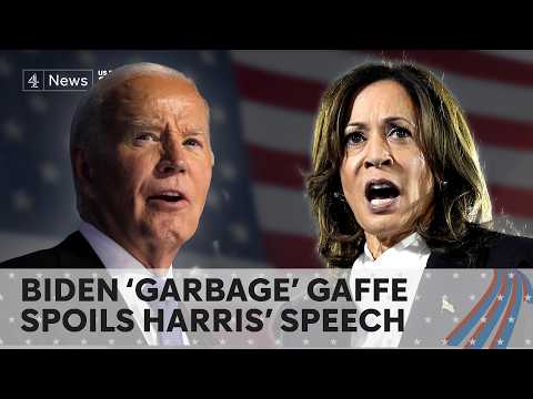US Election: Biden Trump gaffe threatens to derail Harris campaign