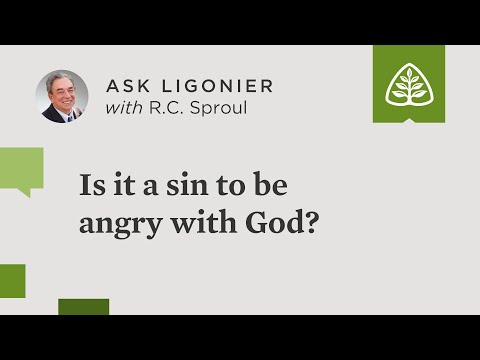 Is it a sin to be angry with God?