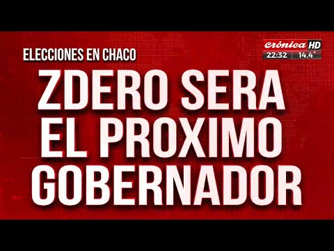 Zdero será el próximo gobernador de Chaco: festejos en el búnker ganador