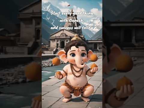 🐘 Shree Ganesh first, always #jaiganesh #bhakti #goodluck #sanatan