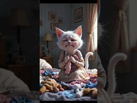 A Mother’s Pain 💔 White Cat Lost Everything | Emotional Short Film"#shorts#shortsfeed#trending#cute
