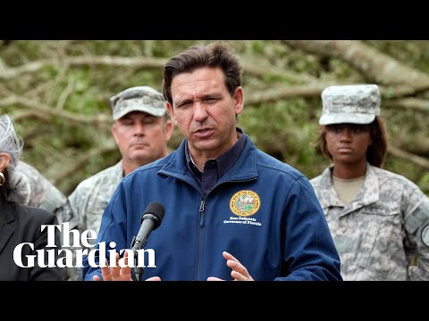 Florida governor Ron DeSantis delivers press conference on Hurricane Idalia – watch live