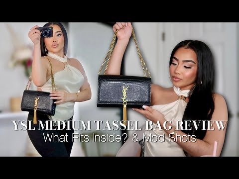 YSL Kate Medium Tassel Bag Review | What Fits Inside + Mod Shots + Pros & Cons