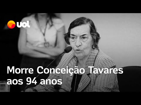 Conceição Tavares: economista referência do PT morre aos 93 anos