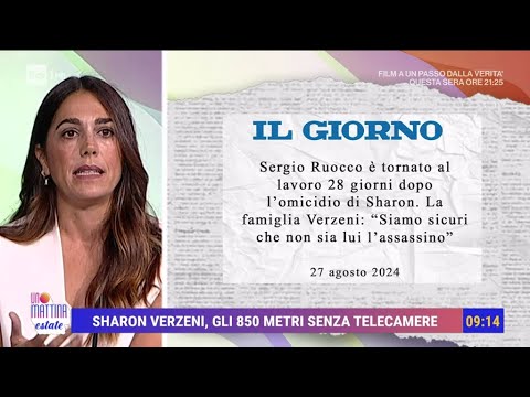 Sharon Verzeni: gli 850 metri senza telecamere - Unomattina estate 28/08/2024