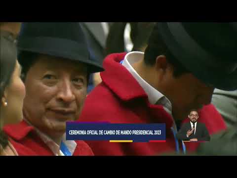 Daniel Noboa es envestido Presidente de Ecuador