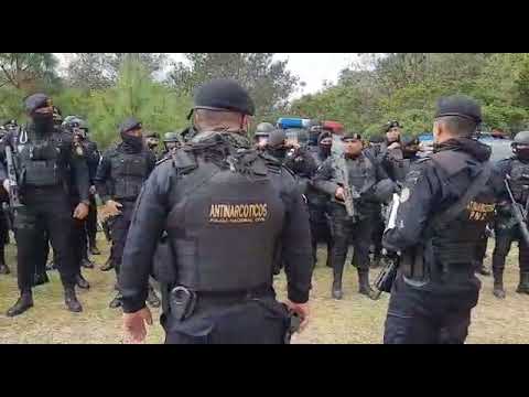 Acciones que realizan agentes PNC en Nahualá e Ixtahuacán