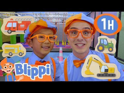 Vehicle Scavenger Hunt Challenge! Bus & Fire Truck Rescue! + MORE Blippi Educational Videos for Kids