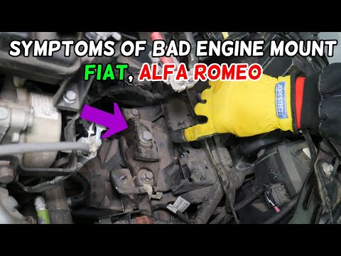 SYMPTOMS OF BAD ENGINE MOUNT FIAT ALFA ROMEO GRANDE PUNTO BRAVO DOBLO TIPO ALFA ROMEO 147 159 MITO G