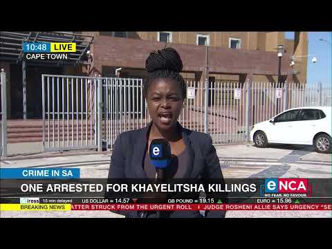One arrested for Khayelitsha killings
