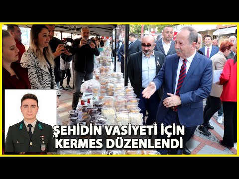 Şehidin Vasiyeti Sonrası Edirne'de Kurulan Kermeste 63 Bin TL Toplandı