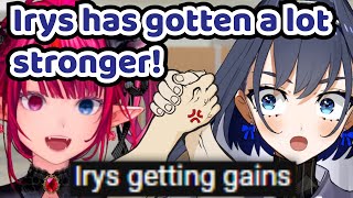 Kronii Noticed That Irys Was ACTUALLY Getting Stronger at Hand Wrestli