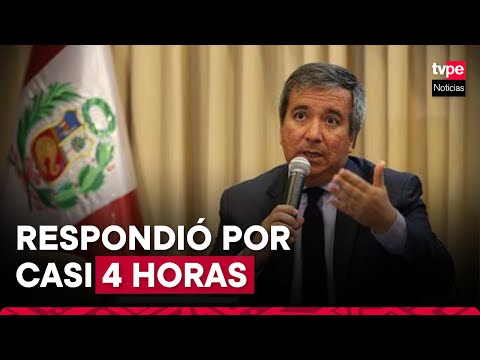 Congreso: ministro de Transportes respondió a tres pliegos interpelatorios por casi 4 horas