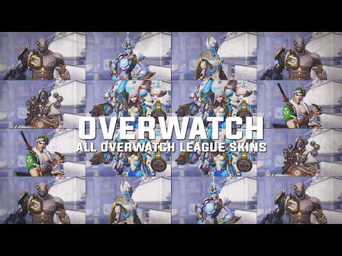 Overwatch : All Overwatch League (OWL) Legendary Skins Showcase