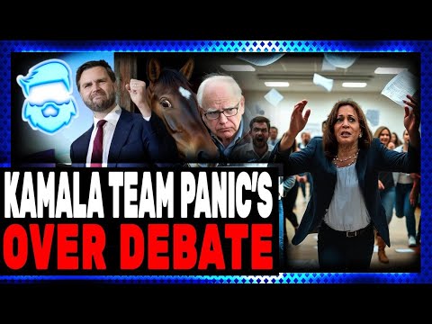 Kamala Harris IN FULL BLOWN PANIC As Tim Walz May DROP OUT If Debate With JD Vance Goes Bad!