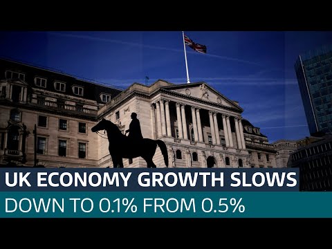 Chancellor says she is 'not satisfied' as UK economy growth slows to 0.1% | ITV News
