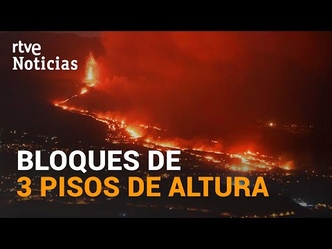 VOLCÁN de LA PALMA: La explosividad del VOLCÁN está produciendo SUPERBLOQUES de LAVA | RTVE