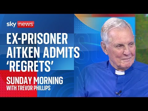 Jonathan Aitken, ex-politician and prisoner, admits 'regrets'
