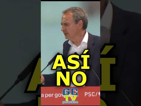 ASÍ NO Zapatero defiende a Pedro Sánchez y la democracia