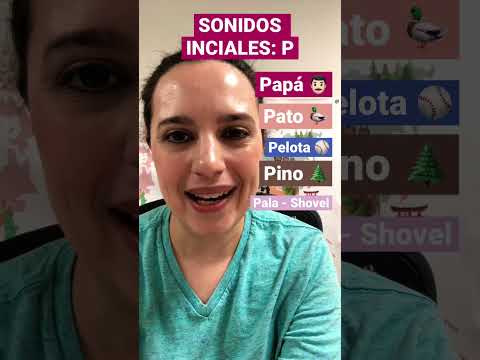 Sonidos iniciales con la letra P | Spanish Beginning Sounds with the Letter P