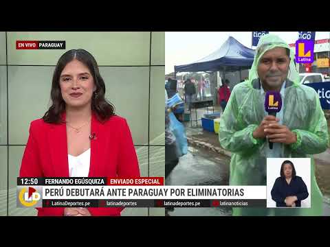 PERÚ VS PARAGUAY: FUERTE LLUVIA PREVIO AL INICIO DE LA ELIMINATORIAS