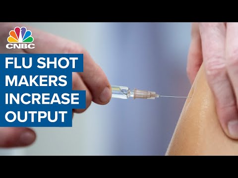As we await Covid-19 vaccines, flu shot makers are increasing output