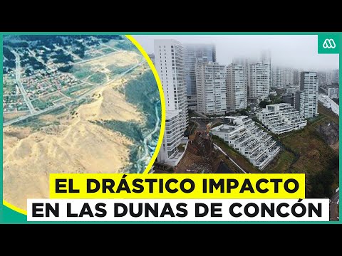 El drástico impacto en las dunas de Concón en las últimas décadas