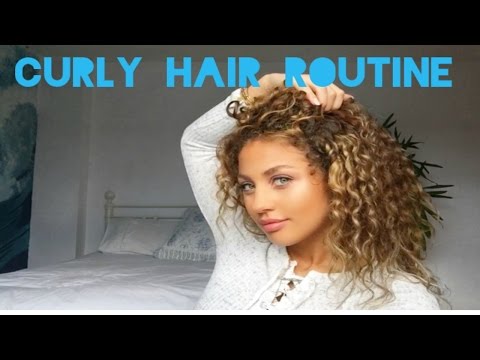 CURLY HAIR ROUTINE/everyday naturally curly hair