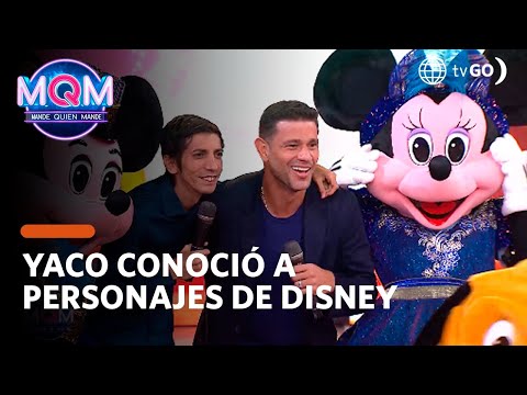 Mande Quien Mande: Yaco conoció a personajes de Disney (HOY)