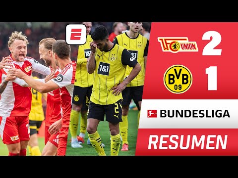 BATACAZO EN ALEMANIA. Unión Berlin SORPRENDIÓ al DORTMUND y le ganó 2-1 | RESUMEN | Bundesliga