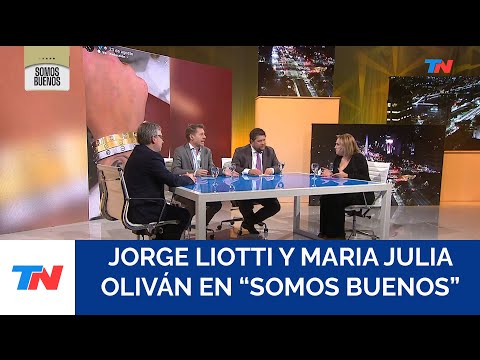 Jorge Liotti y María Julia Oliván en SOMOS BUENOS