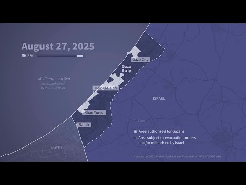 ANIMATED MAP: the Gaza Strip since March 2025 | AFP