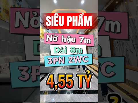 Quận 8. Nhà đẹp lung linh hẻm thông 7m x 8m 1 lầu 3PN đường Bình Đông #nhaphosaigon