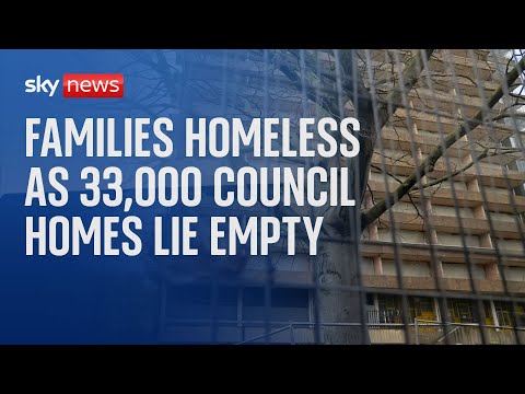 Families in England left homeless despite 33,000 empty council homes
