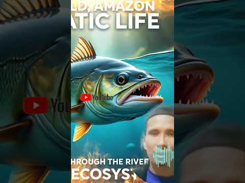 WILD NATGEO : AMAZONIAN ECOSISTEM FACTORY RIVER | IKAN 4K | #shorts #sungaiamazon