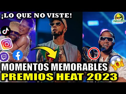 Momentos memorables que no viste de los Premios Heat 2023 | una noche de sorpresas para los artistas