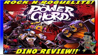 Vido-Test : Fight the demon horde with Rock'N'Roguelite - Power Chord Dino Review