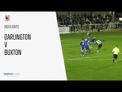 Match Highlights: Darlington 1-0 Buxton - FA Trophy