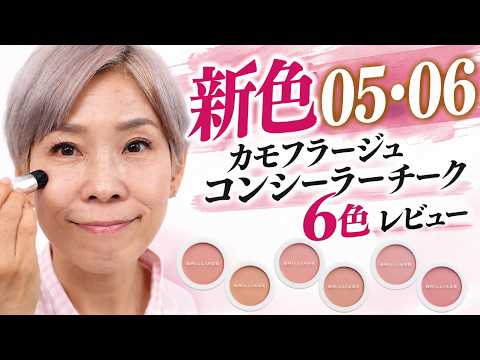 【新色05と06】カモフラージュコンシーラーチーク6色の全レビュー