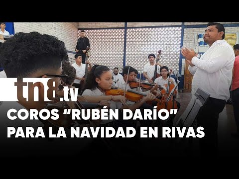 Coro Rubén Darío inunda de aires navideños en la ciudad de Rivas - Nicaragua