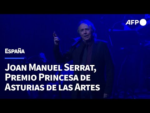 El Premio Princesa de Asturias de las Artes ensalza la obra de Joan Manuel Serrat | AFP