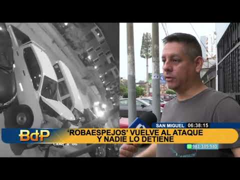 Denuncian que hay un 'robaespejos' en Bellavista (2/2)