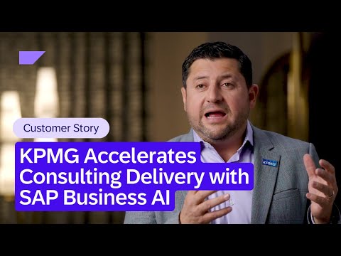 How KPMG Accelerates Consulting Delivery with SAP Business AI