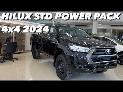 Toyota Hilux STD Power Pack 4x4 Diesel Manual 2024 - Versão + BRUTA da Hilux em detalhes!! (4K)