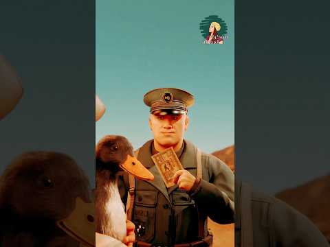 البطة التي قاتلت إلى جانب الجنود في الحرب!!! 🤯😱 #shortvideo