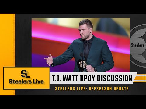 Steelers Live: T.J. Watt Defensive Player of the Year Discussion | Pittsburgh Steelers video clip