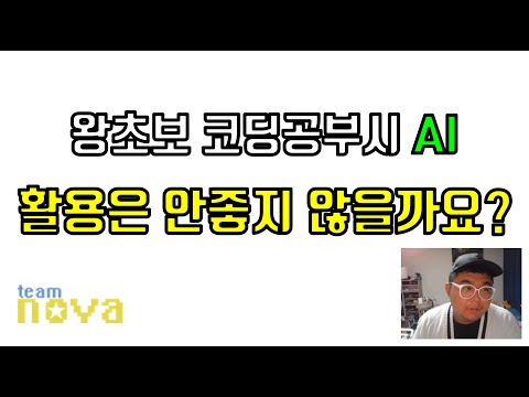 왕초보 개발공부시 AI 활용은 독이 되지 않을까요?