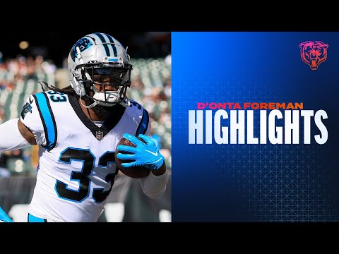 D'Onta Foreman's top 2022 plays | Highlights | Chicago Bears video clip