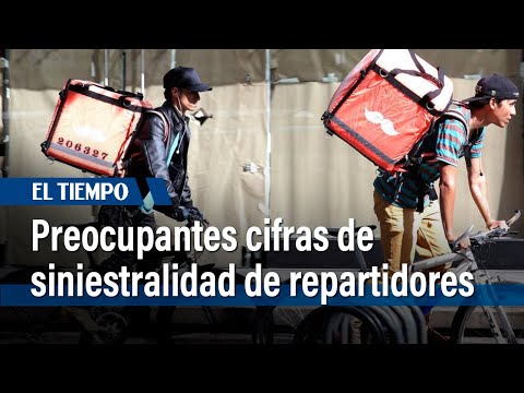 Preocupantes cifras de siniestralidad  vial de repartidores de aplicaciones | El Tiempo