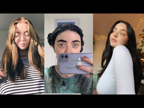 dying my hair BROWN TO BLACK (dermaV10 dye)